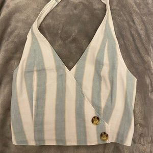 Abercrombie Cropped Halter Top